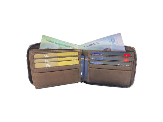 VIP Vintage Men's Fullzip Wallet # RFID 983AZ