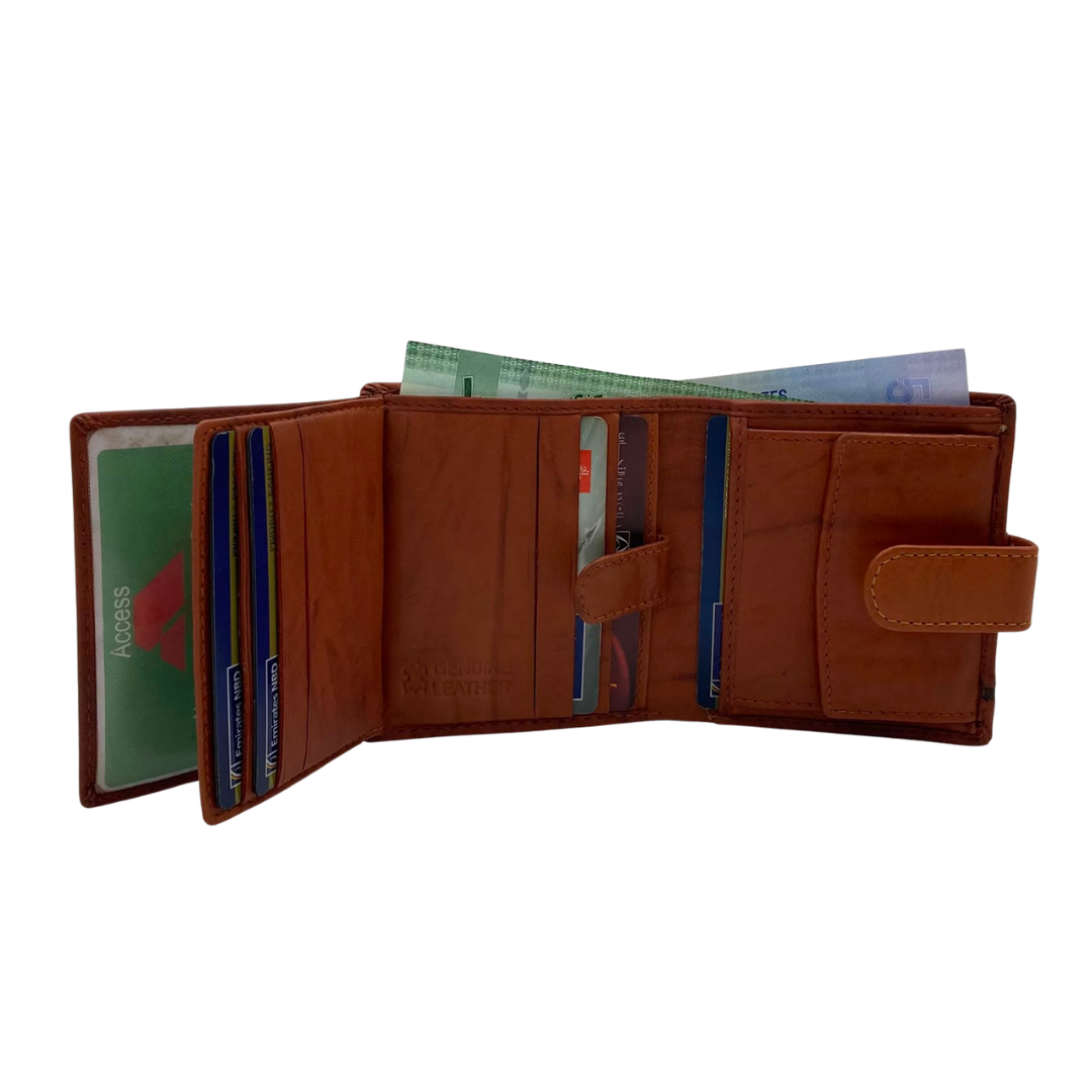 Standing Mens Collection Bi-Fold Wallet # 664CL