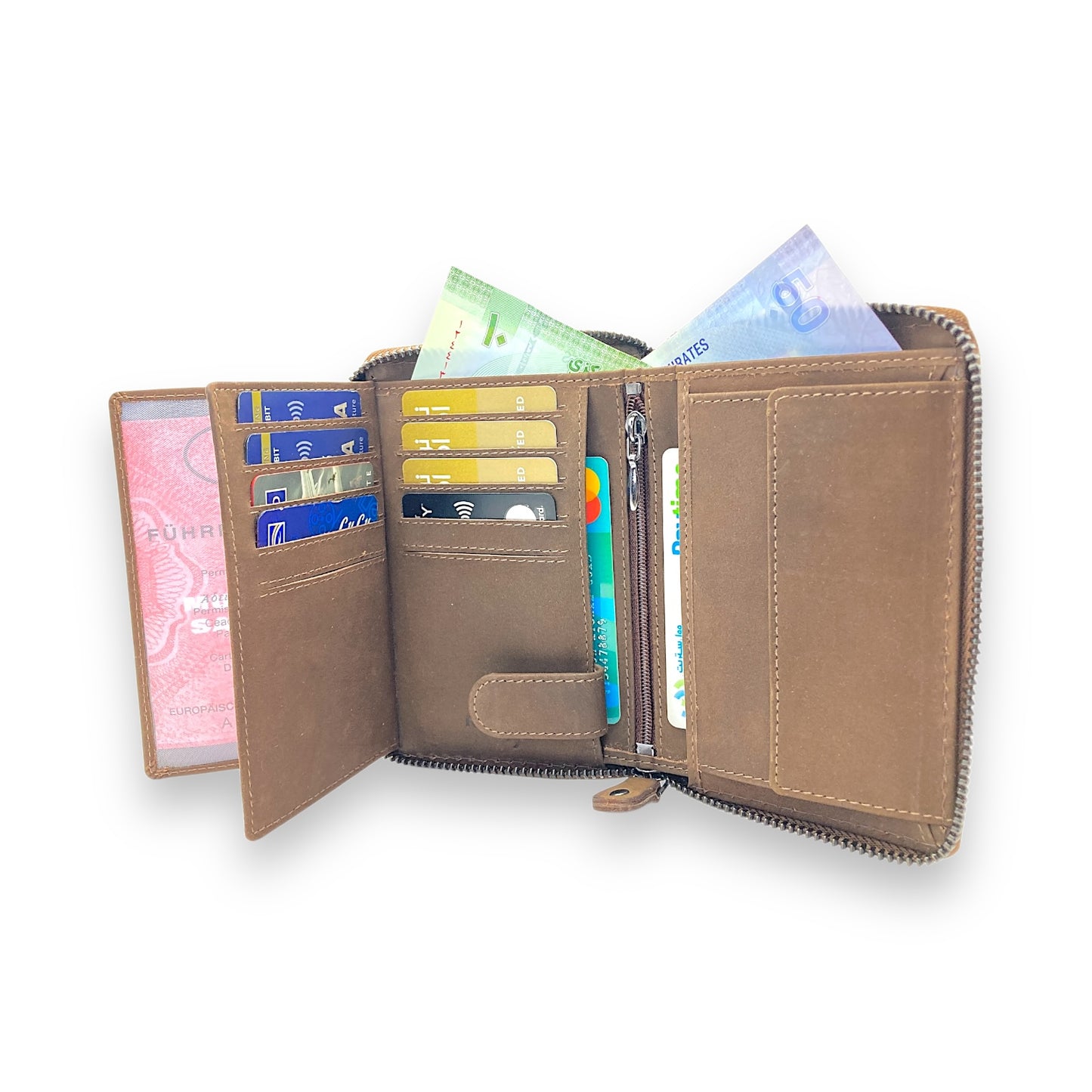 VIP Vintage Men's Fullzip Wallet # RFID 618CZ