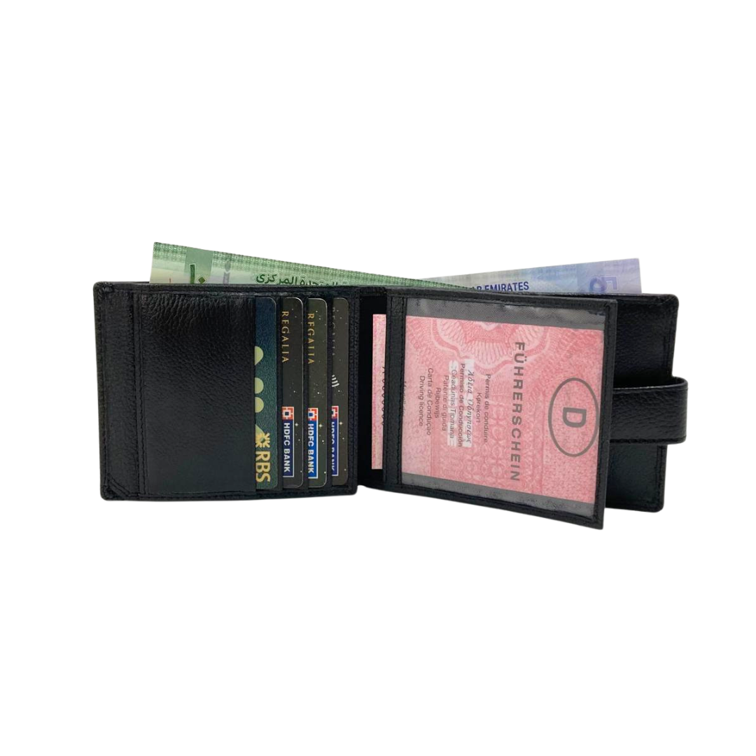 Pebble Texture 8 Card Billfold Wallet # 1888L