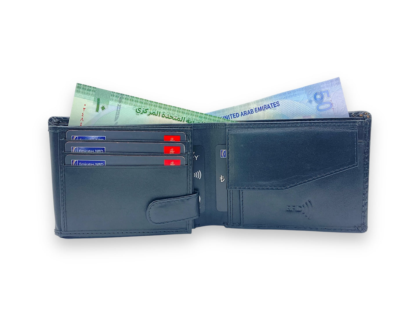 VIP - RFID Maximum Card & Coin Billfold Wallet, Men's Wallet # 1013CP