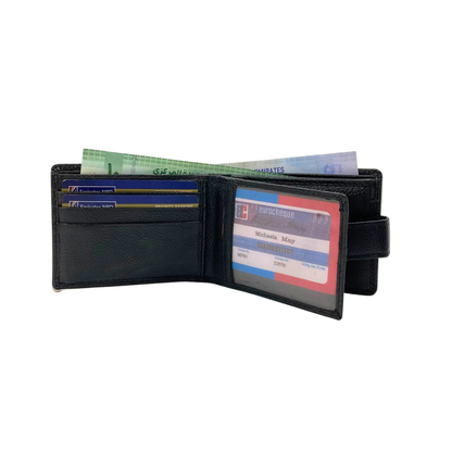 Pebble Texture 8 Card Billfold Wallet # 1074CL