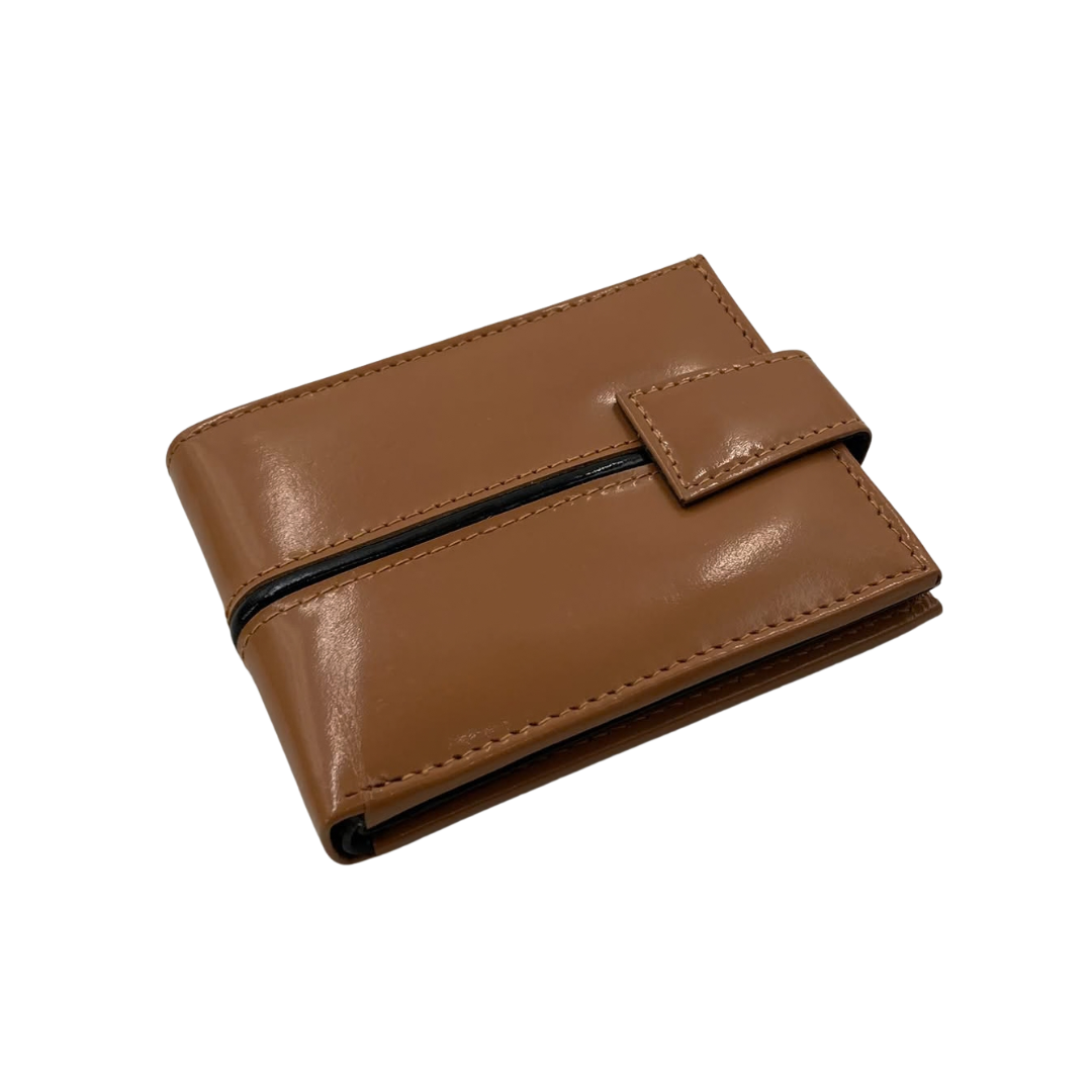 Classic Men's Waterproof Bifold Leather Wallet with Flip ID Window #1728L (C.L.)