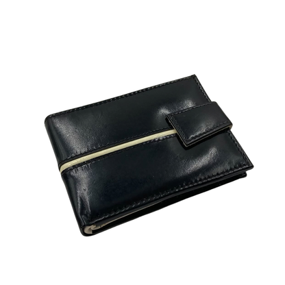 Classic Men's Waterproof Bifold Leather Wallet with Flip ID Window #1728L (C.L.)