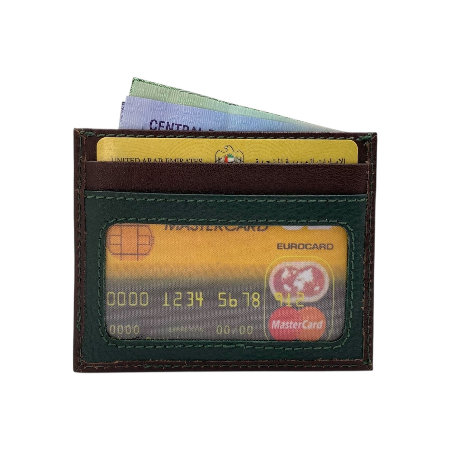 Super Slim Genuine Leather Card Wallet # 1066/3 PHOTO