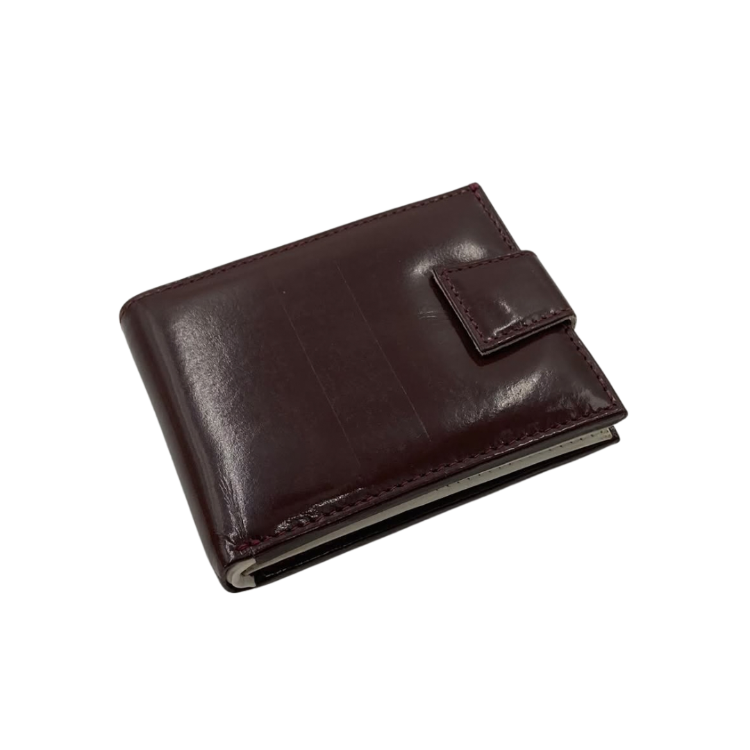 Classic Men's Waterproof Bifold Leather Wallet with Flip ID Window #1729 L