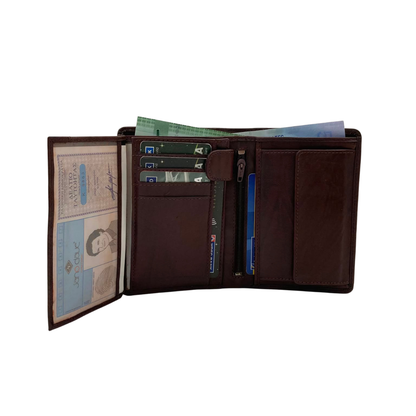 Standing Mens Collection Bi-Fold Wallet # JD-2068