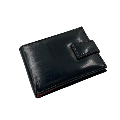 Classic Men's Waterproof Bifold Leather Wallet with Flip ID Window #1728L