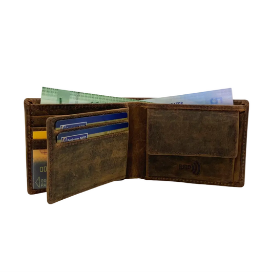 Classic Hunter Vintage Bi-Fold Wallet # 1116C
