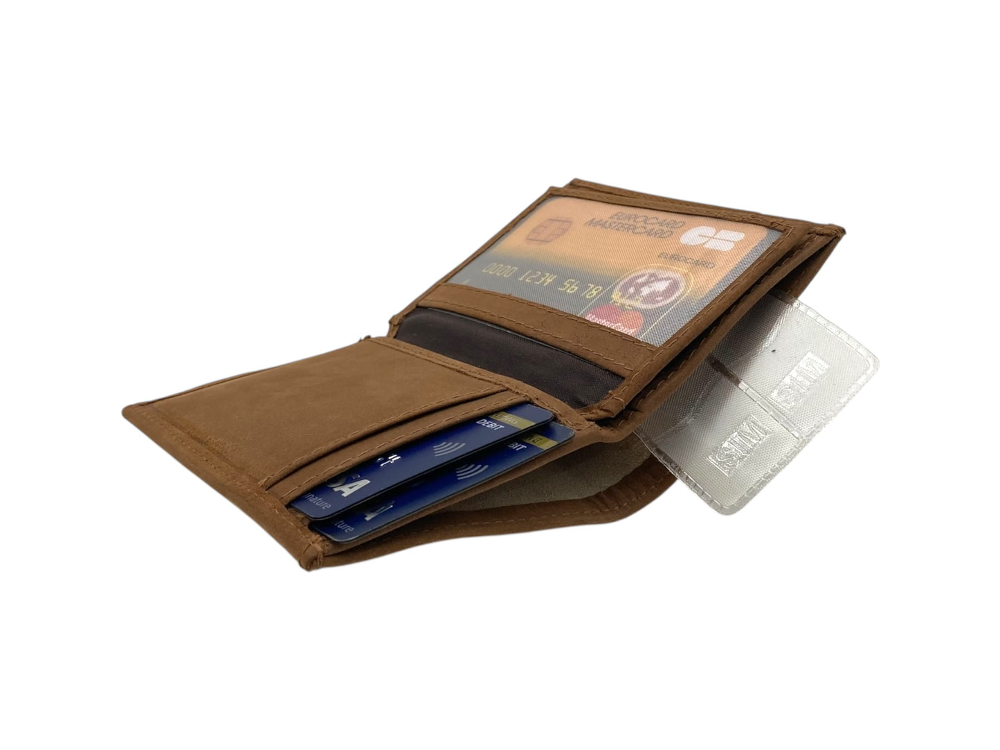 Small Bifold Cards Wallet # RFID 4018 Elastic