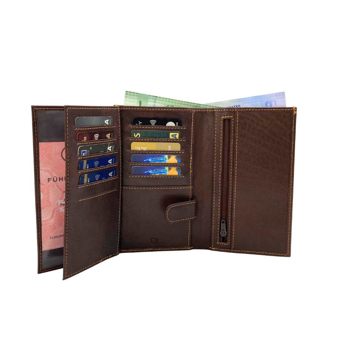 Shield Collection Bi-Fold RFID Wallet # 4102