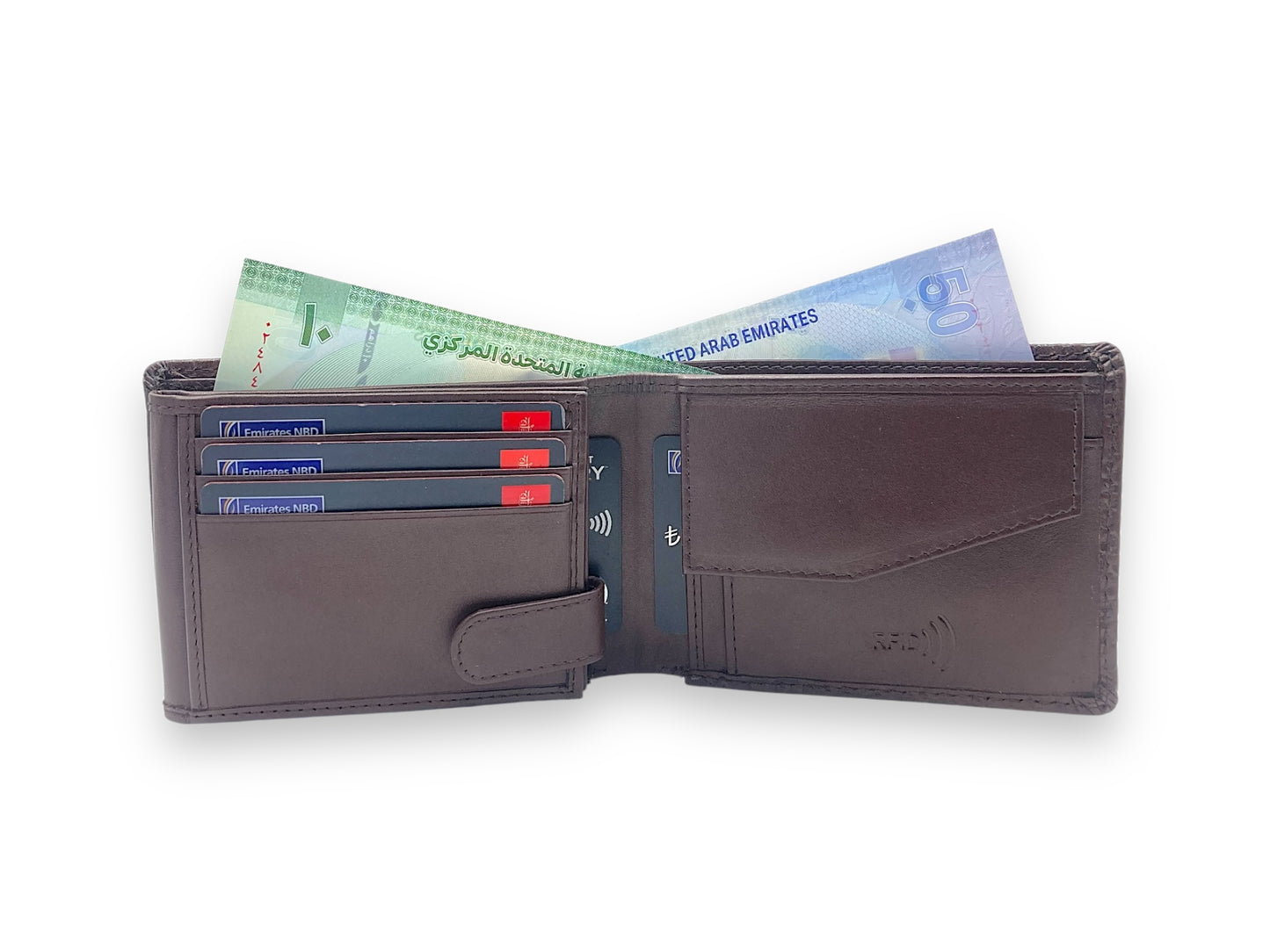 VIP - RFID Maximum Card & Coin Billfold Wallet, Men's Wallet # 1013CP