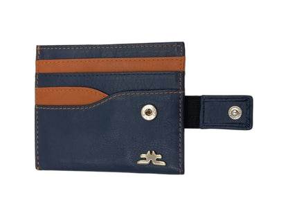 Slim Card Case & Cash Wallet Compact Size # 4257BL