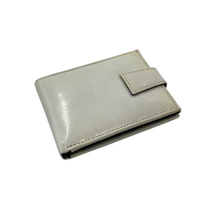 Classic Men's Waterproof Bifold Leather Wallet with Flip ID Window #1728L
