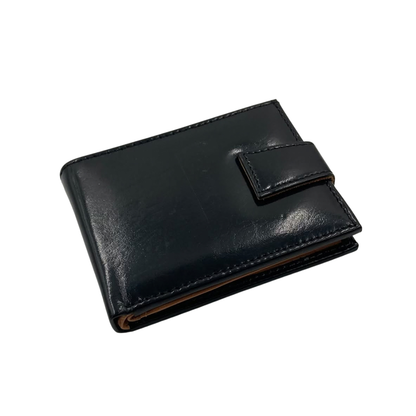 Classic Men's Waterproof Bifold Leather Wallet with Flip ID Window #1728L