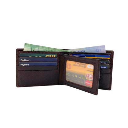 Pebble Texture 8 Card Billfold Wallet # 4094N