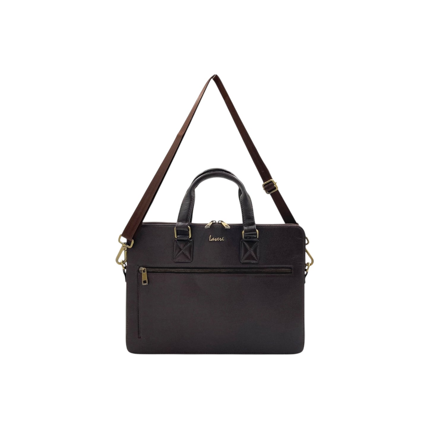 Ultra Light Slim Classic Leather Laptop Bag # 2817S