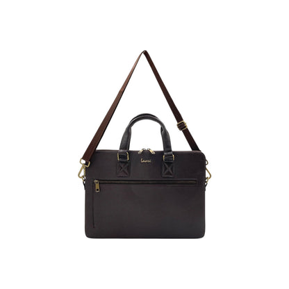 Ultra Light Slim Classic Leather Laptop Bag # 2817S
