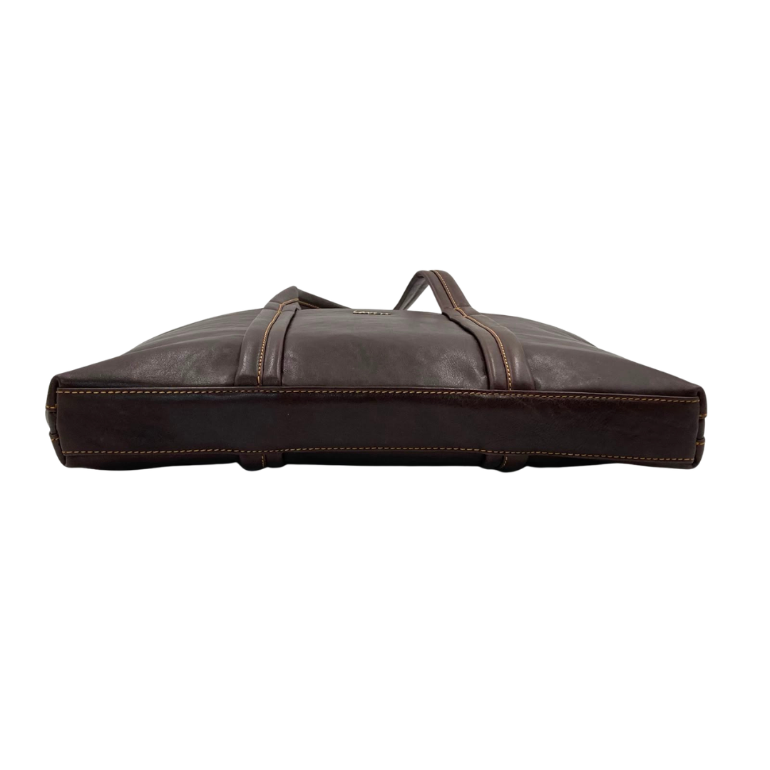 Expandable Leather Laptop Organiser Premium  # 2920