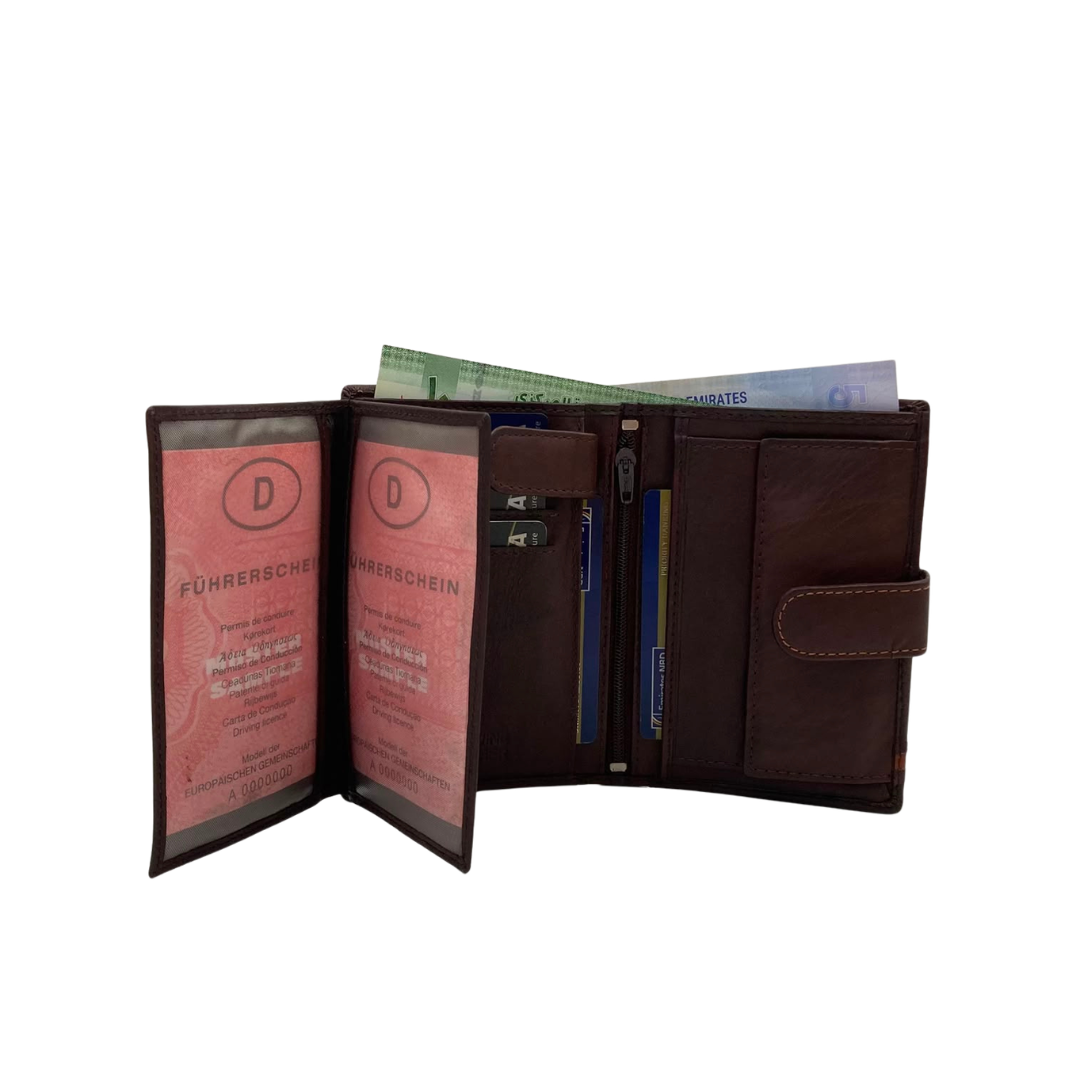 Standing Mens Collection Bi-Fold Wallet # 618CL