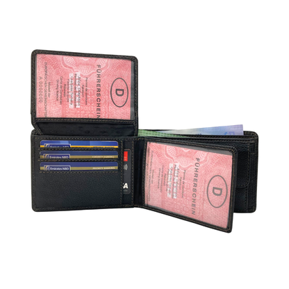 Shield Collection Bi-Fold RFID Wallet # 1613C