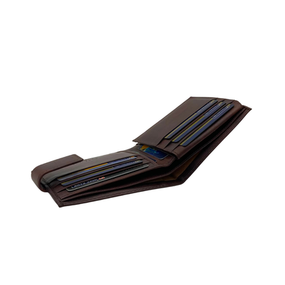 Antq, Smooth Leather Wallet With Inside Leather Lining # 1699L