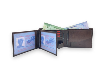 VIP - RFID Maximum Card & Coin Billfold Wallet, Men's Wallet # 1013CP