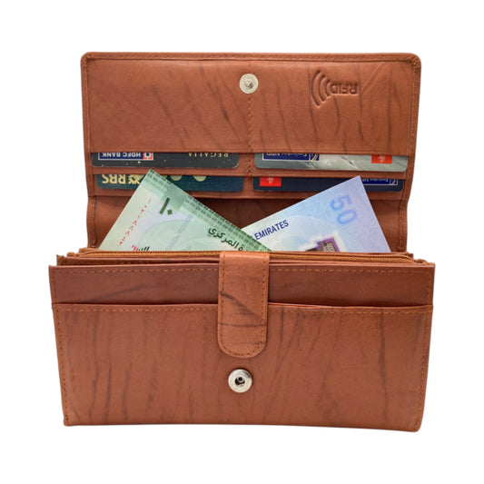 Women's Multipurpose Leather Wallet  # 1252LOGO