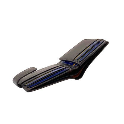 Pebble Texture 8 Card Billfold Wallet # 1020BL