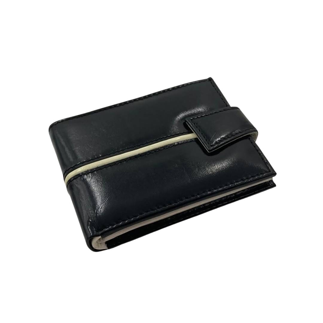 Classic Men's Waterproof Bifold Leather Wallet with Flip ID Window # 892L (C.L.)