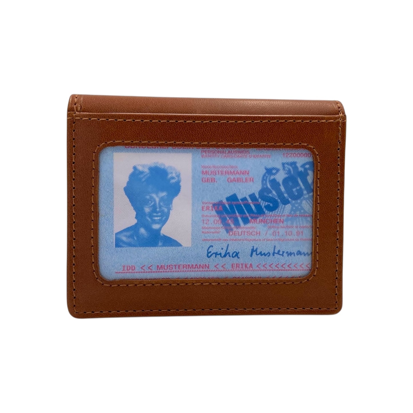 Italian Leather RFID Business Card Holder # 1736BD