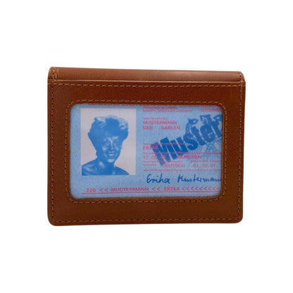Italian Leather RFID Business Card Holder # 1736BD