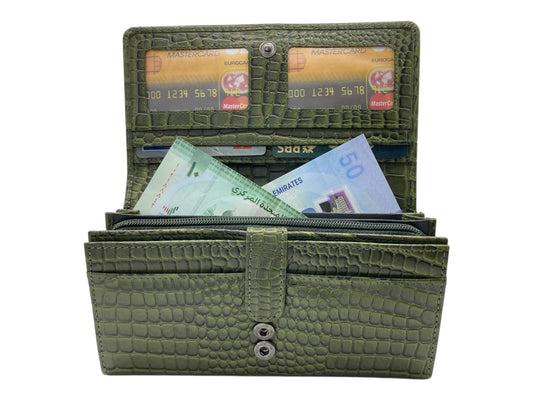 Women's Multipurpose Leather Wallet # 1252B