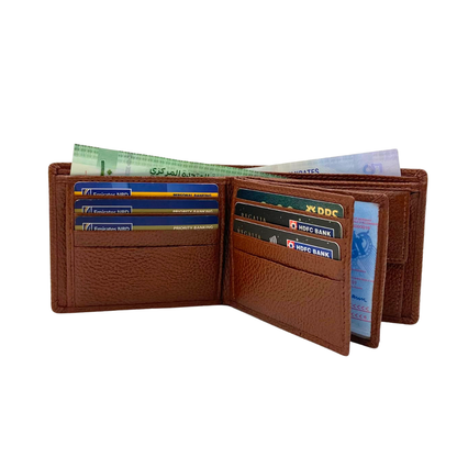 Pebble Texture 8 Card Billfold Wallet # 983C