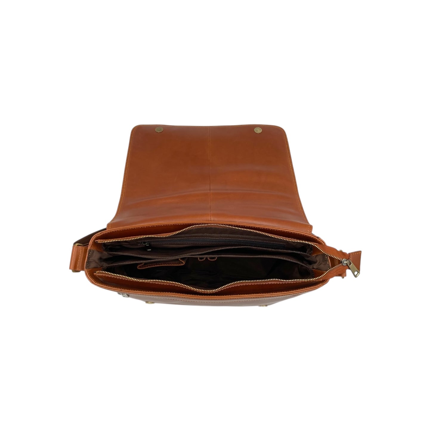 Italian Leather Messenger Bag # 2491