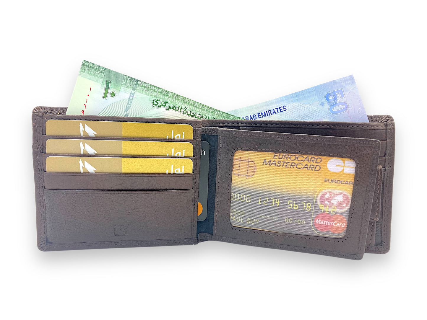 VIP - RFID Card & Coin Wallet, Mens Bifold Wallet, Inside Zip # 4094CP