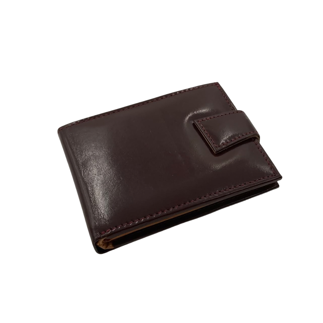 Classic Men's Waterproof Bifold Leather Wallet with Flip ID Window #892L