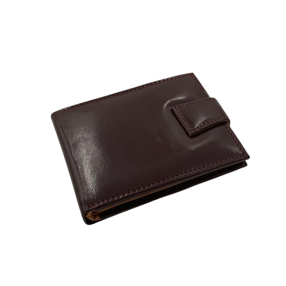 Classic Men's Waterproof Bifold Leather Wallet with Flip ID Window #892L