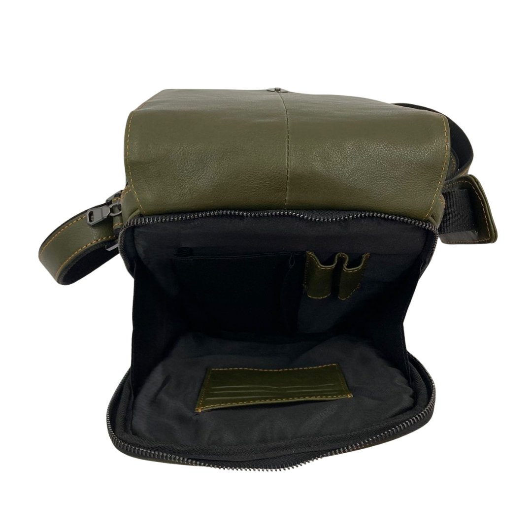 Leather Crossbody/Messenger Bag # 2353Z