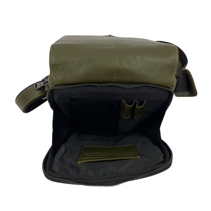 Leather Crossbody/Messenger Bag # 2353Z