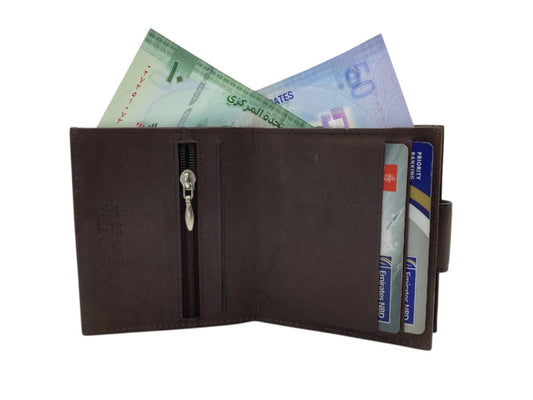 Compact Size Card, Cash & Coin Wallet 12 Card Space  # 4258M