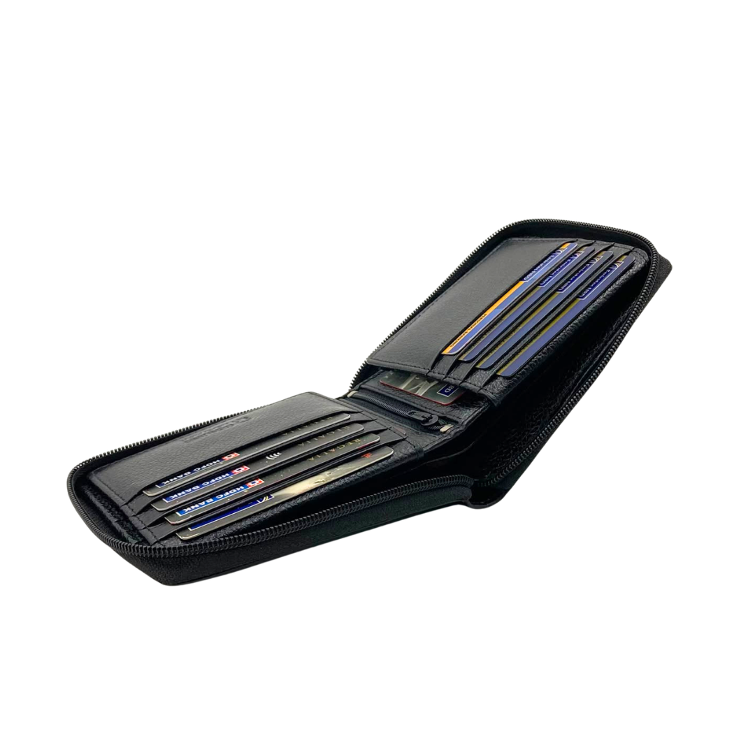 Pebble Texture 8 Card Billfold Wallet # 1244NZ