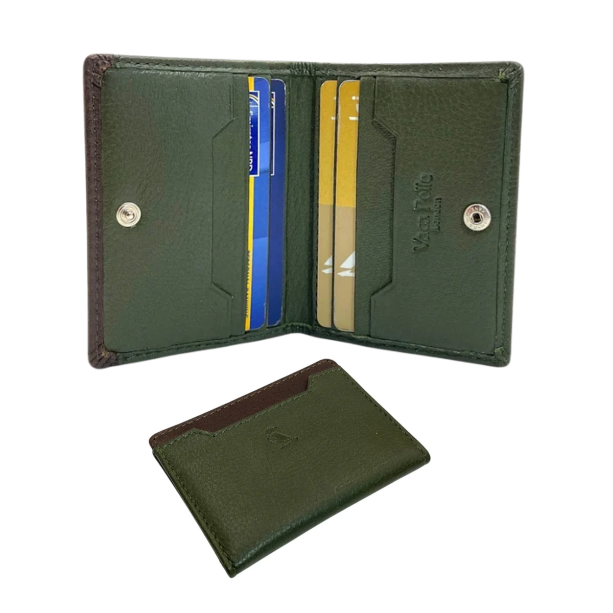 Card Case & Cash Wallet Compact Size 10 Card Space # 4693_VP
