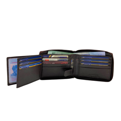 Pebble Texture 8 Card Billfold Wallet # 1013Z