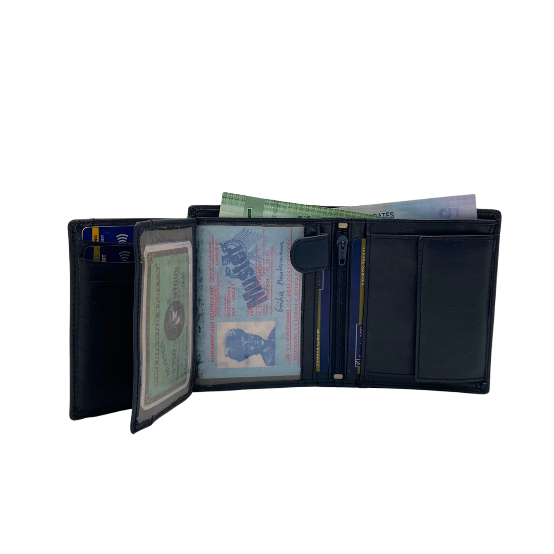 Standing Mens Collection Bi-Fold Wallet # 1517S