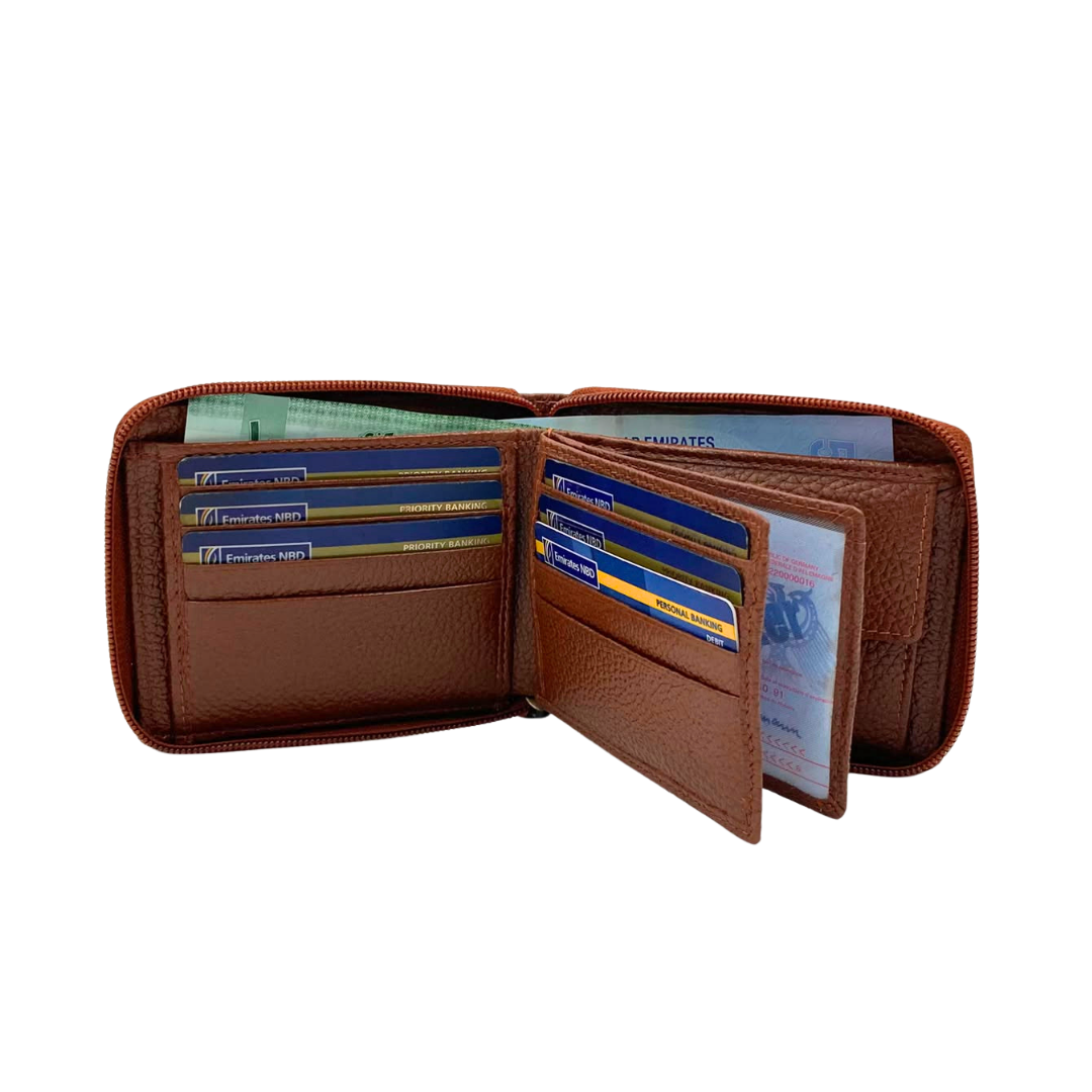 Pebble Texture 8 Card Billfold Wallet # 983CZ