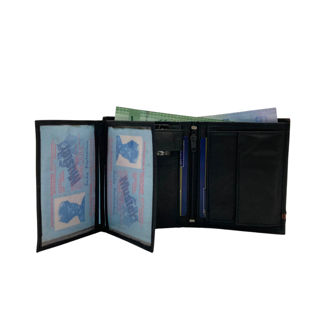 Standing Mens Collection Bi-Fold Wallet # 621C