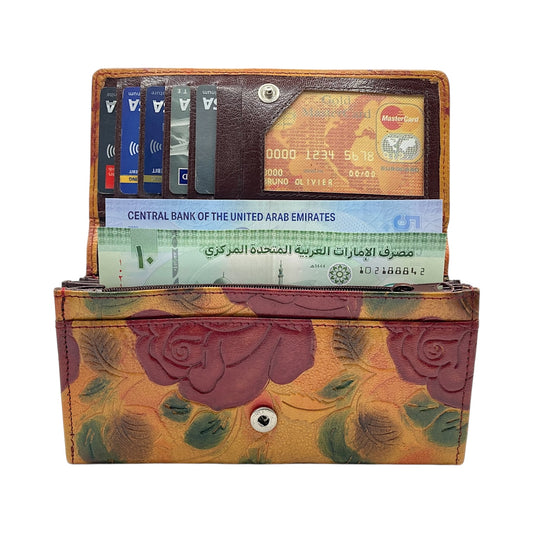 Women's Multipurpose Leather Wallet  # 1089