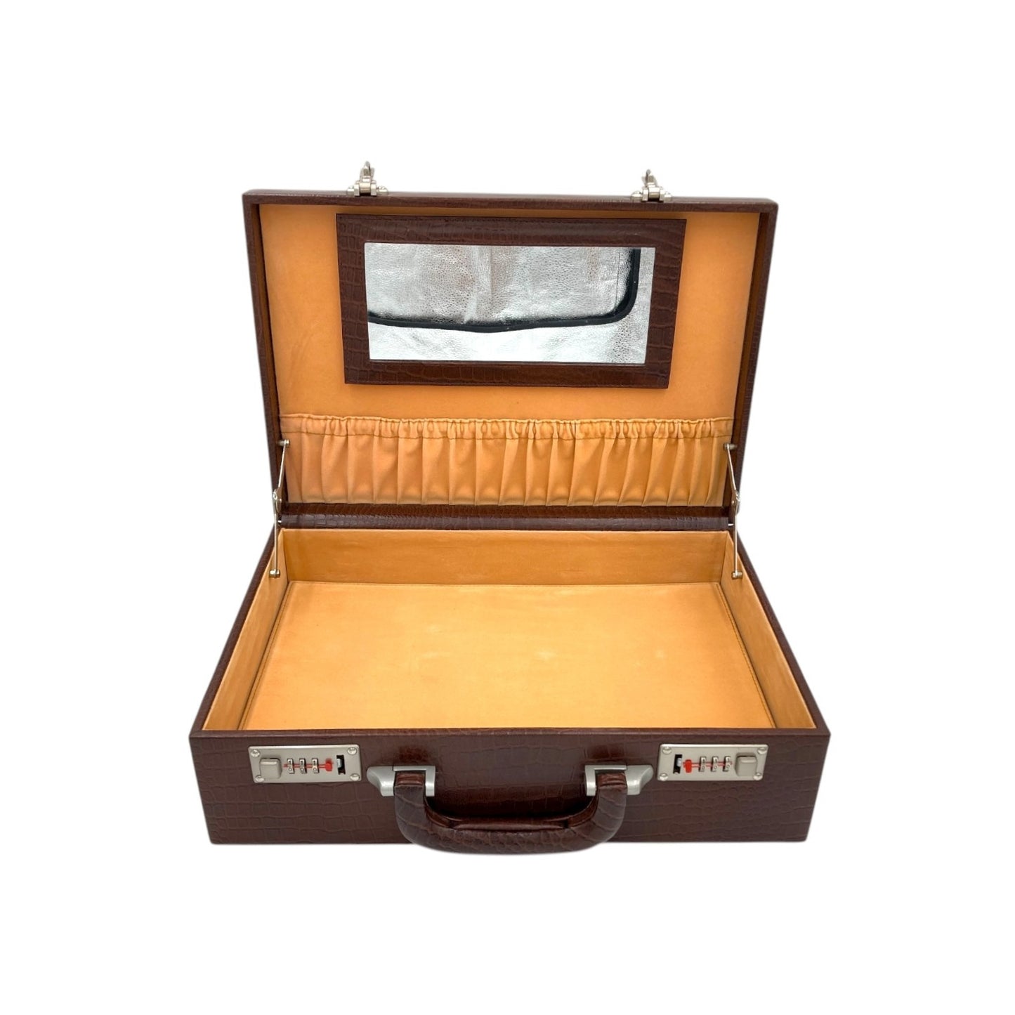 Leather Brief case Double Lock, Perfume box and Document Bag
