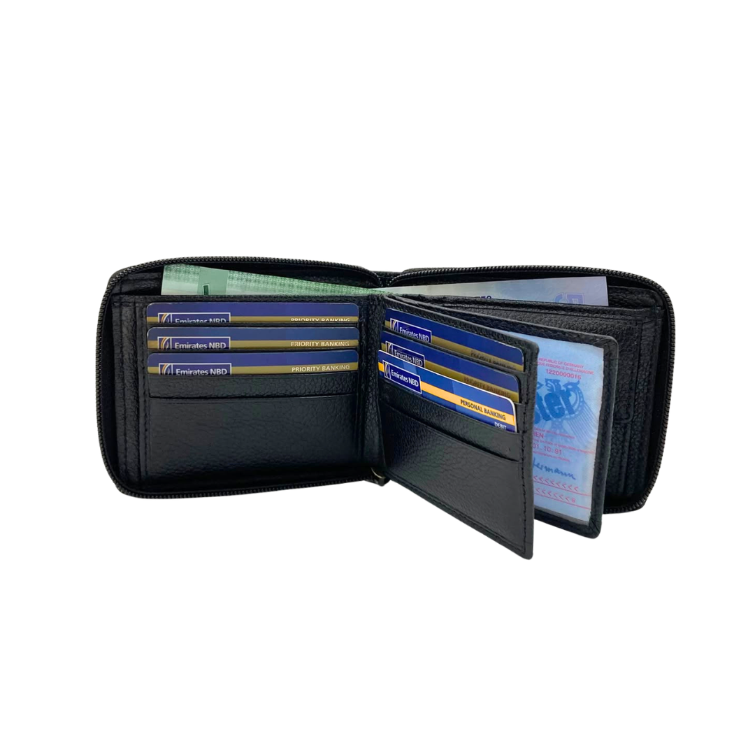 Pebble Texture 8 Card Billfold Wallet # 983CZ